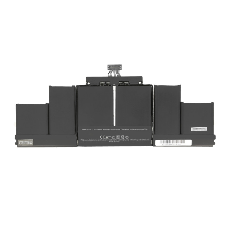 Bateria Mitsu do Apple MacBook Pro A1398 15" - A1494 (2013, 2014 r.)