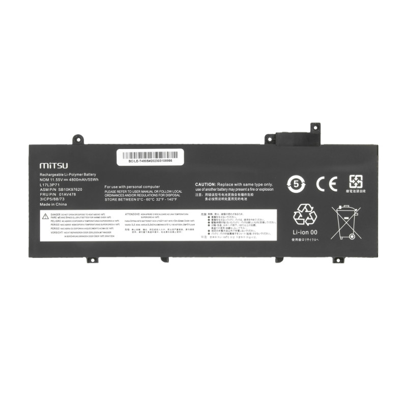 Bateria do Lenovo ThinkPad T480s