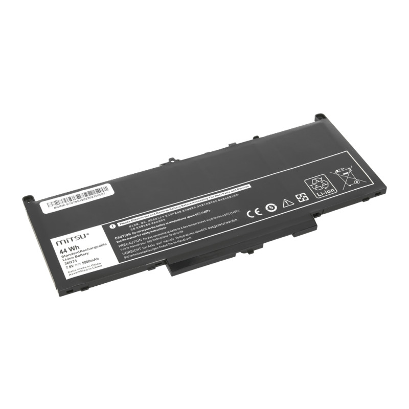 Bateria Mitsu do Dell Latitude E7270, E7470 (5800mAh)