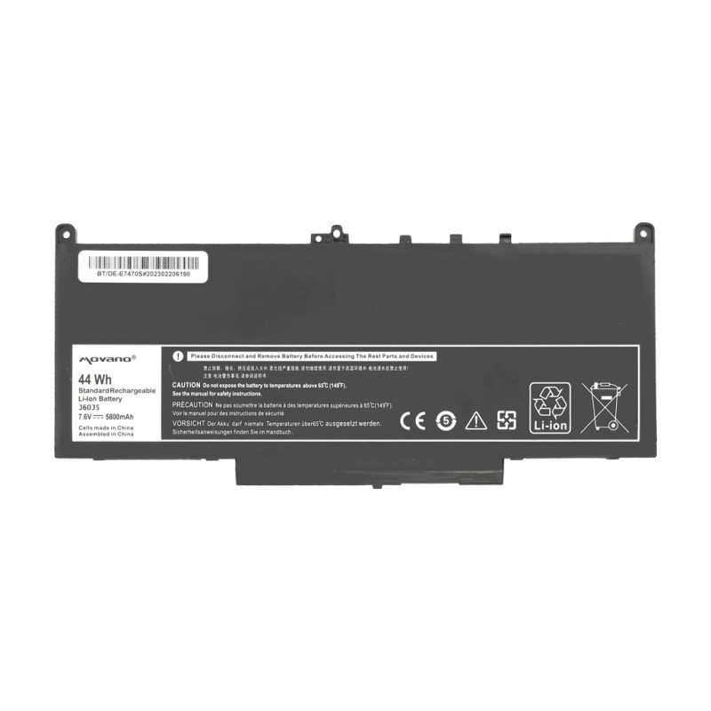 Bateria Movano do Dell Latitude E7270, E7470 (5800mAh)