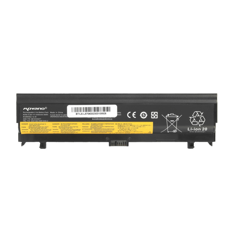 Bateria do Lenovo ThinkPad L560, L570