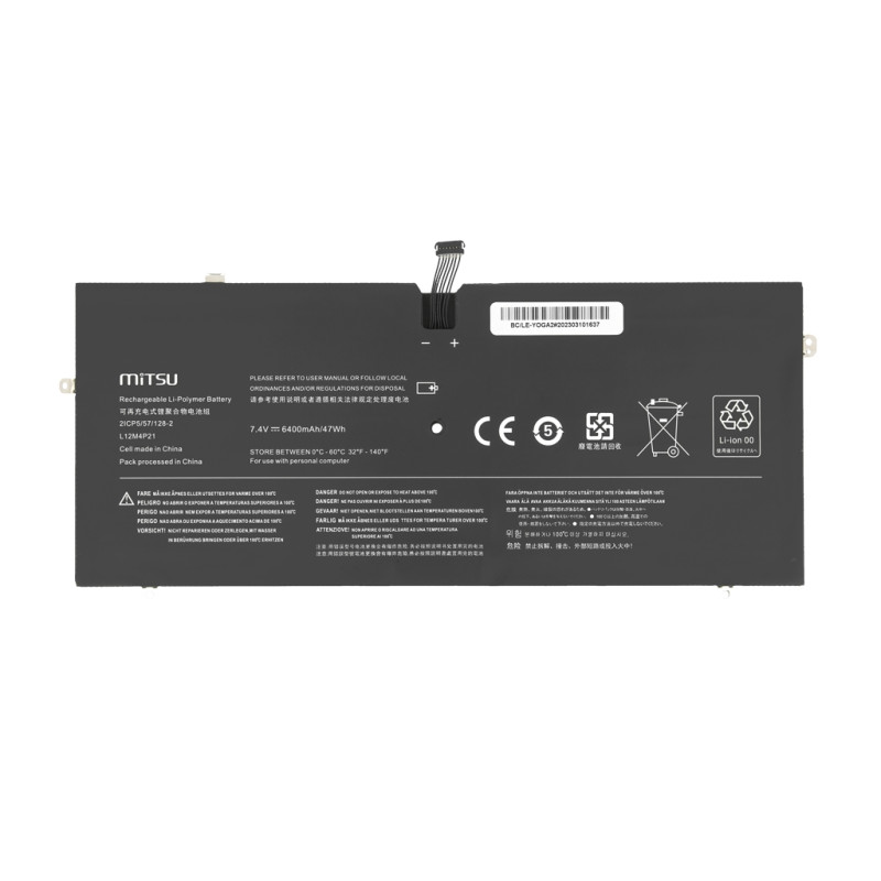 Bateria Mitsu do Lenovo Yoga 2 Pro