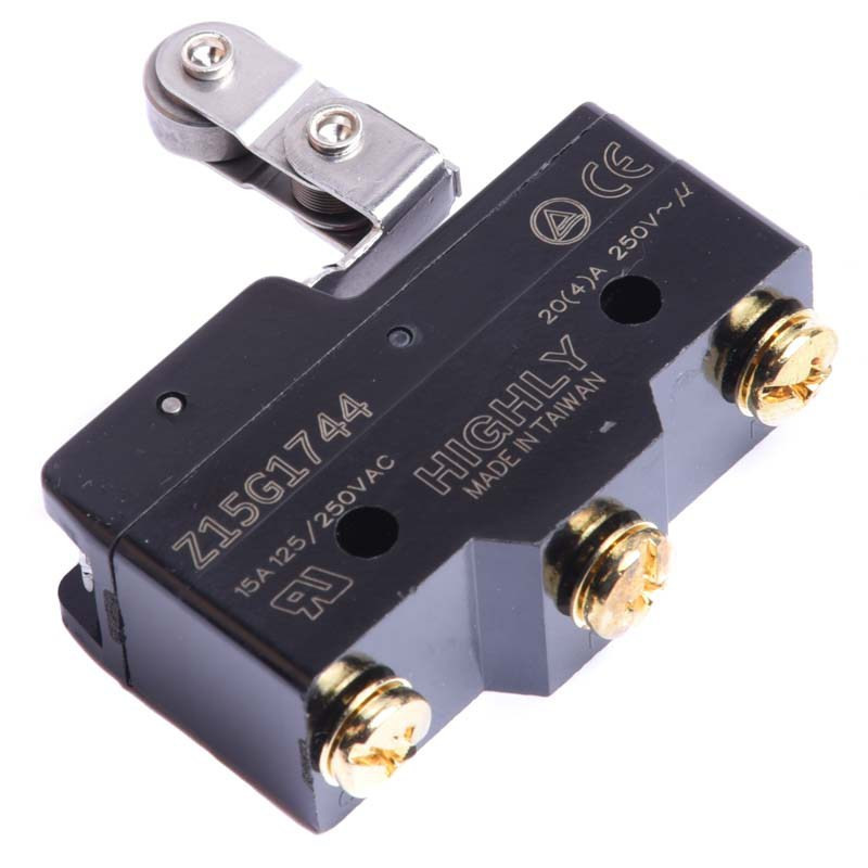 PRZEŁĄCZNIK KRAŃCOWY Z DZWIGNIĄ Z KÓŁKIEM 5A/250VAC SS0505A HIGHLY