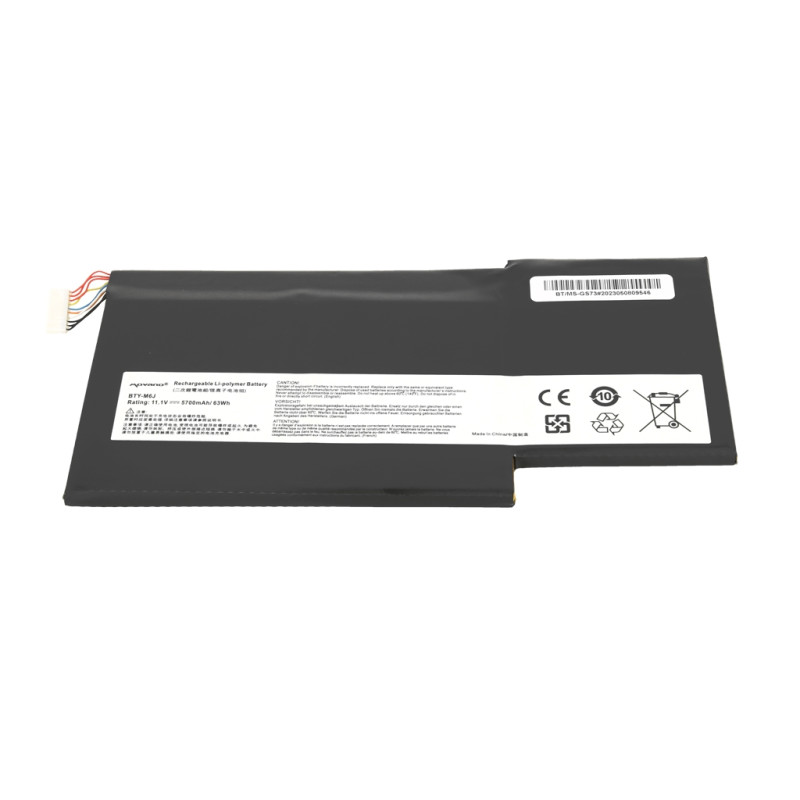 Bateria do MSI GS63VR, GS73VR (BTY-M6J, BTY-U6J)
