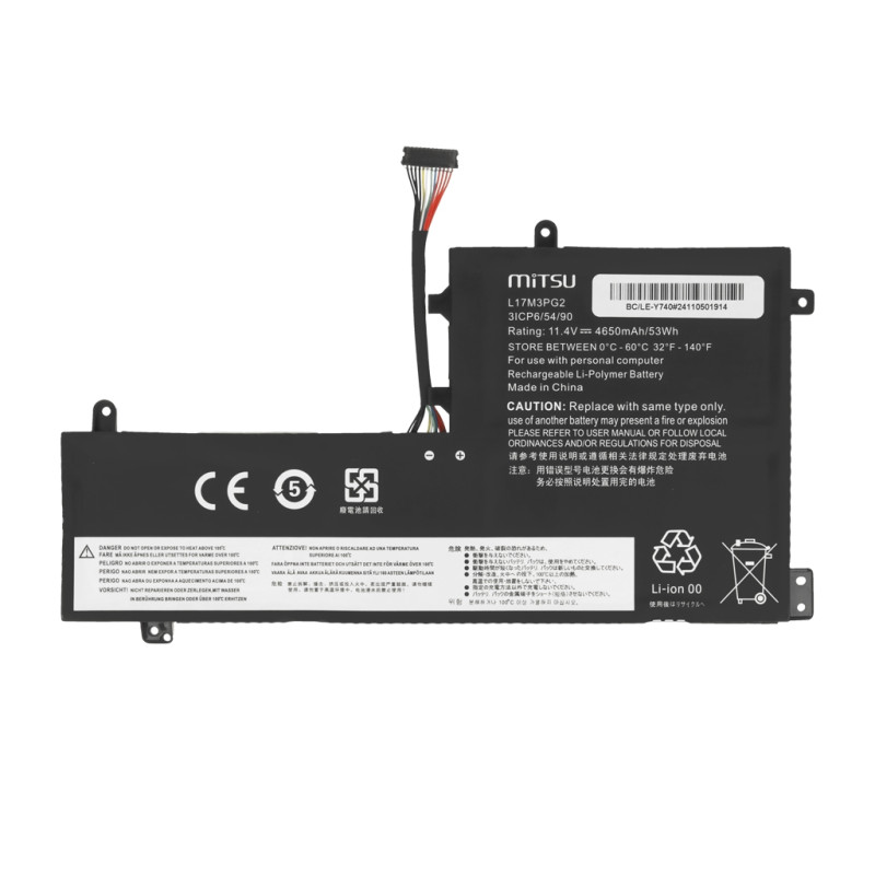 Bateria Mitsu do Lenovo Legion Y530, Y740