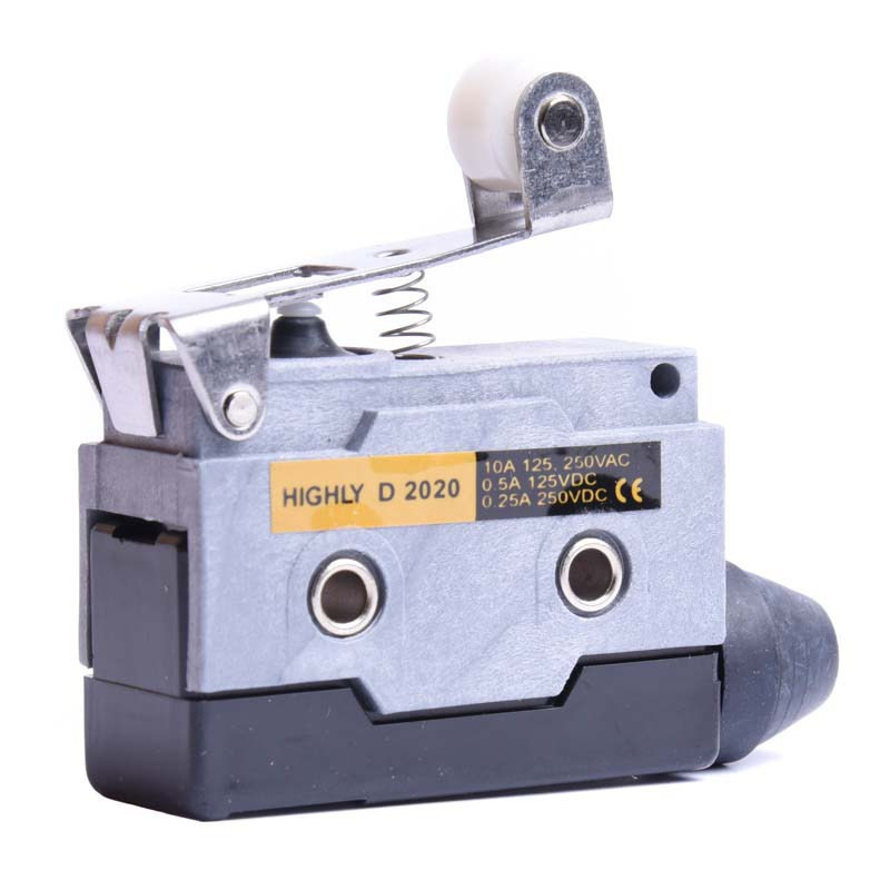 PRZEŁĄCZNIK KRAŃCOWY D2020 DZWIGNIA Z ROLKĄ 43mm 1NO+1NC HIGHLY