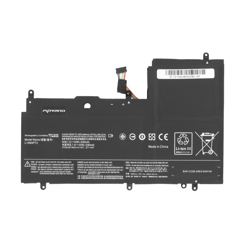 Bateria do Lenovo Yoga 3 1470, 700-14ISK