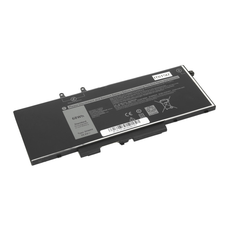 Bateria Mitsu do Dell Latitude 14 (5410), 15 (5510)