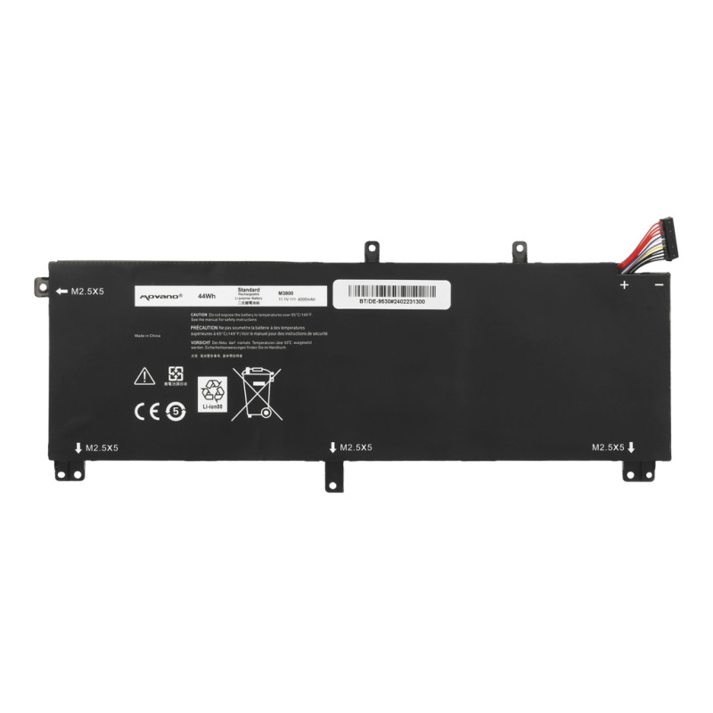 Bateria Movano do Dell XPS 15 (9530), M3800