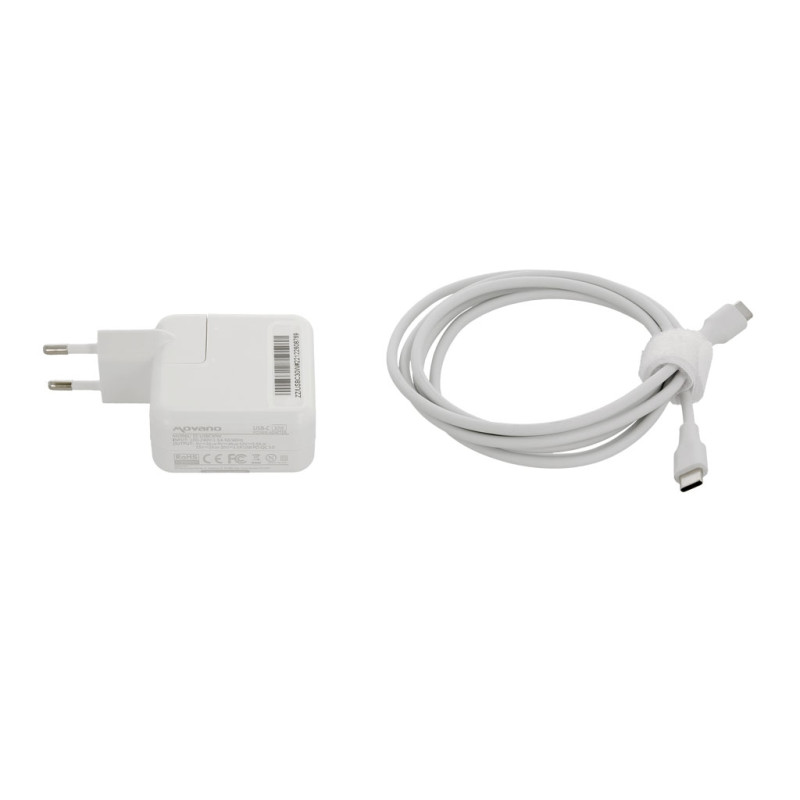 Zasilacz Movano 30W USB type C USB-C (white)