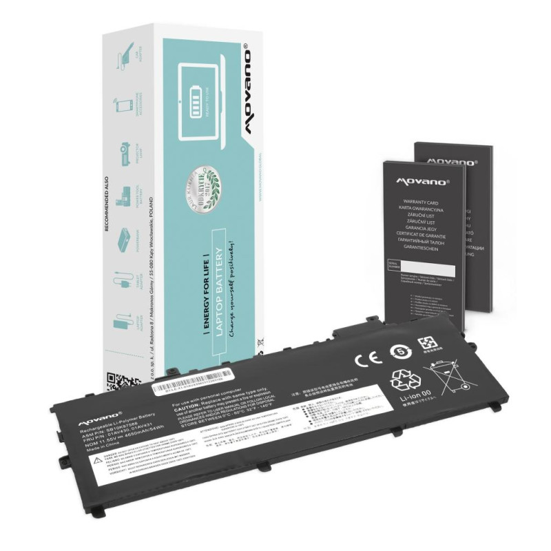 Bateria do Lenovo Thinkpad X1 Carbon 2018, G6 (gen5, gen6)