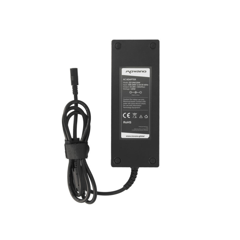 Zasilacz Movano uniwersalny 120W - 10 wtyków