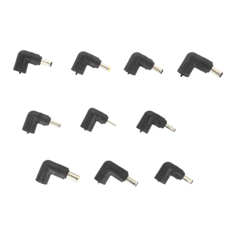 Dodatkowe 10 wtyków do uniwersalnych zasilaczy Movano 120W