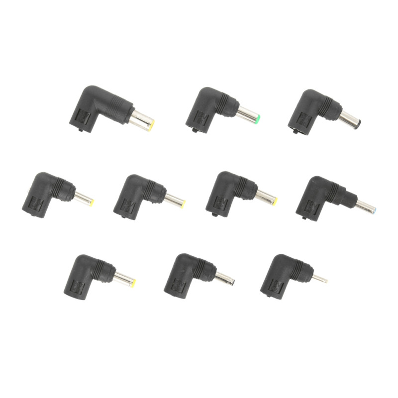 Dodatkowe 10 wtyków do uniwersalnych zasilaczy samochodowych Movano 90W