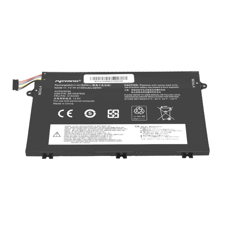 Bateria do Lenovo ThinkPad E480, E580