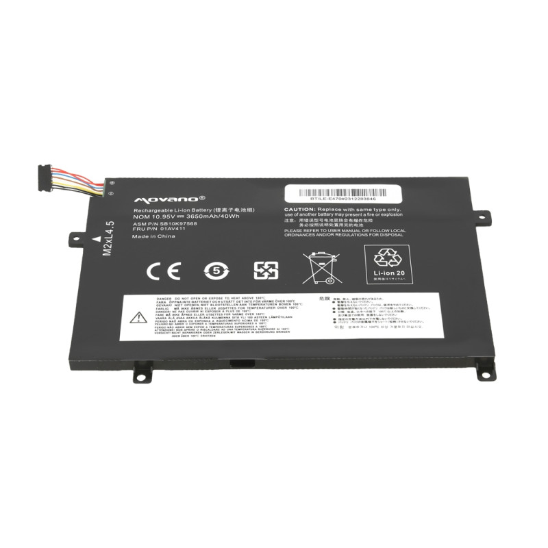 Bateria do Lenovo ThinkPad E470, E475