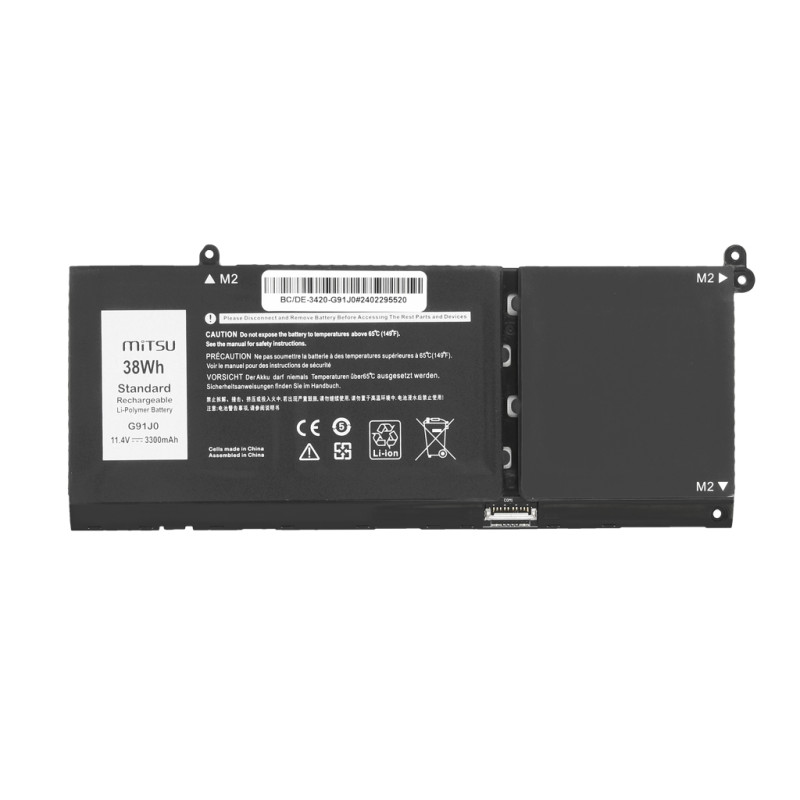 Bateria Mitsu do Dell Latitude 14 (3420), Inspiron 15 (3511) - G91J0