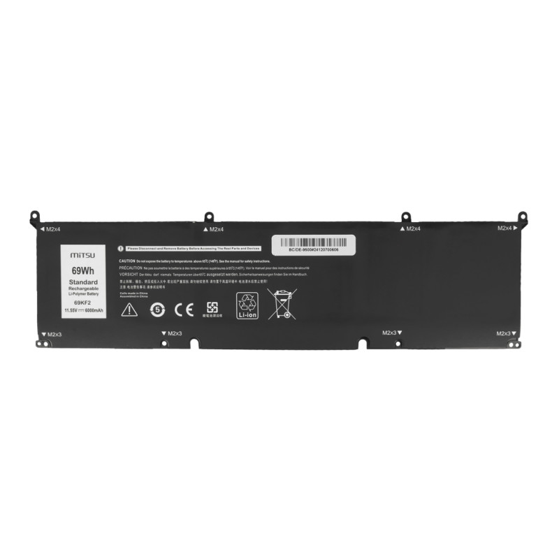 Bateria Mitsu do Dell Alienware M15 M17 R3, XPS 15 (9500)