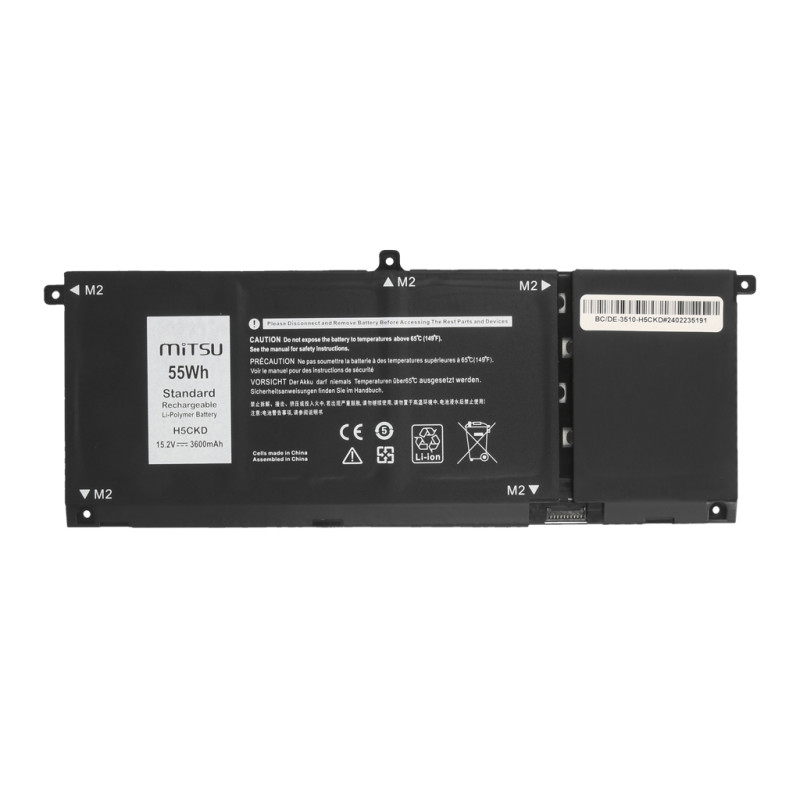 Bateria Mitsu do Dell Latitude 15 (3510), Inspiron 13 (7306) - 15.2V