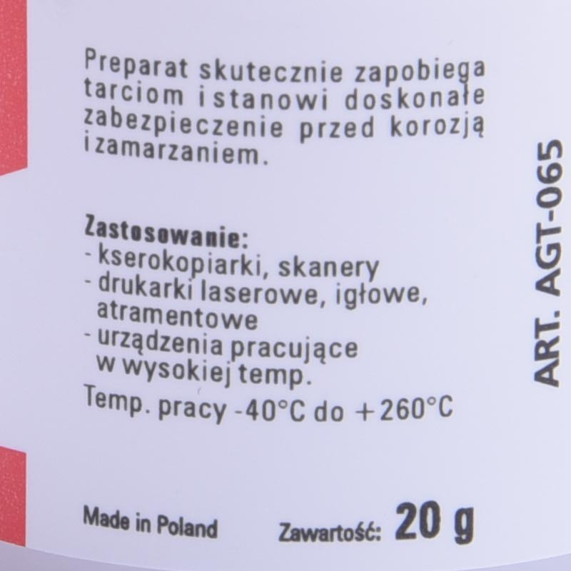 SMAR TF 20g. SILIKON + TEFLON TEFLONOWY