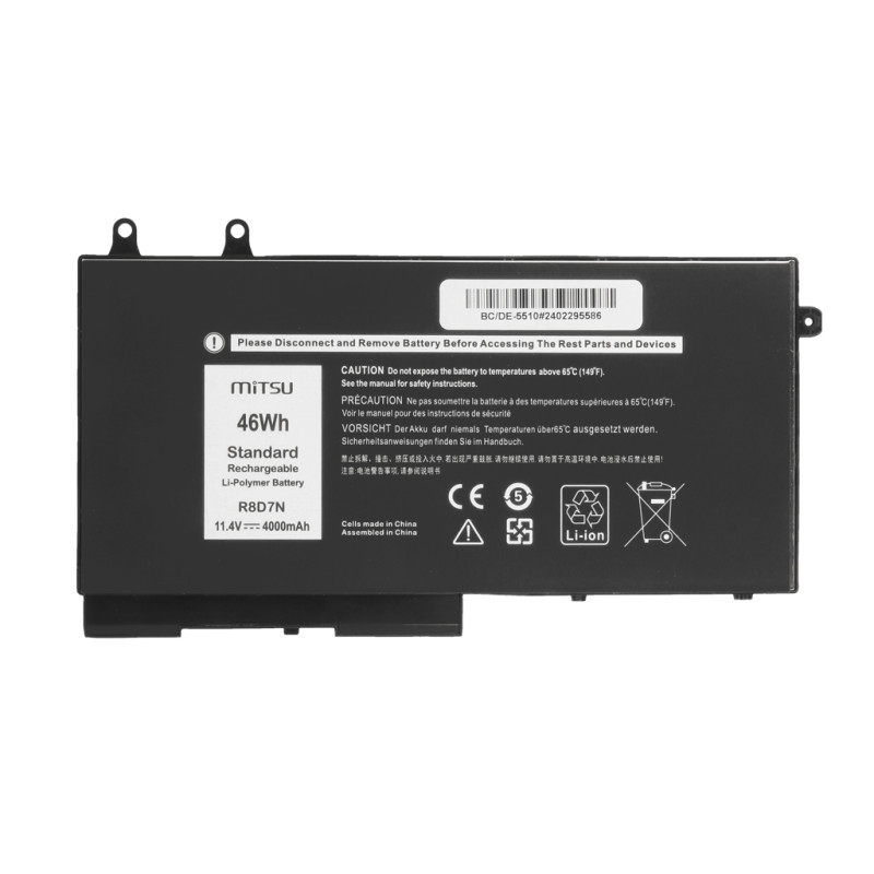 Bateria Mitsu do Dell Latitude 5400, 5410, 5500, 5510