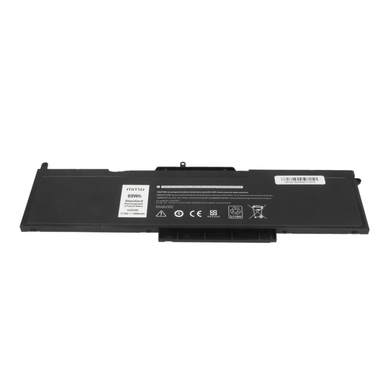 Bateria Mitsu do Dell Latitude 15 (5580), Precision 3520, 3530