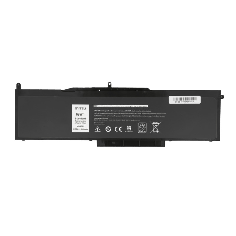 Bateria Mitsu do Dell Latitude 15 (5580), Precision 3520, 3530