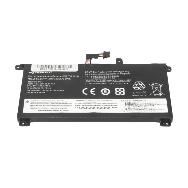 Bateria do Lenovo ThinkPad T570, T580, P51s, P52s - wewnętrzna