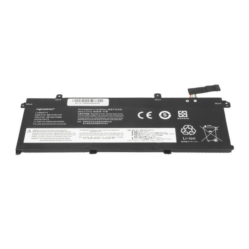 Bateria do Lenovo ThinkPad T490, T495, P43s, P14s