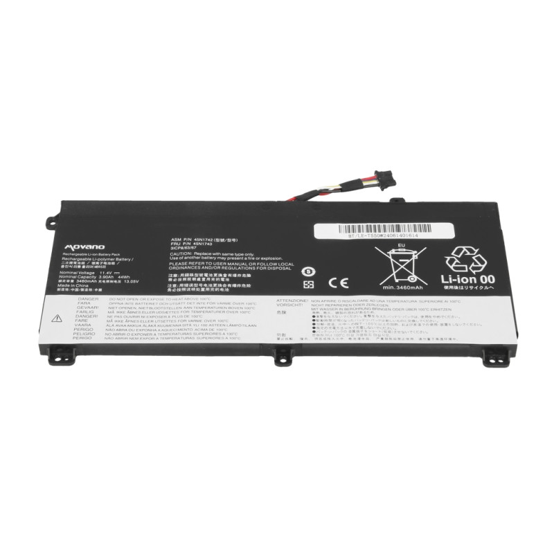 Bateria do Lenovo ThinkPad T550, T560, W550, W550s