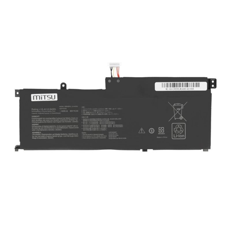 Bateria Mitsu do Asus Zenbook Pro 15 OLED UX535L, UX535LH, UX535LI