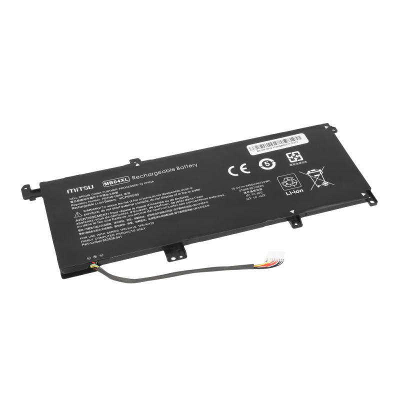 Bateria Mitsu do HP Envy 15-aq, 15t-aq, x360 15-ar