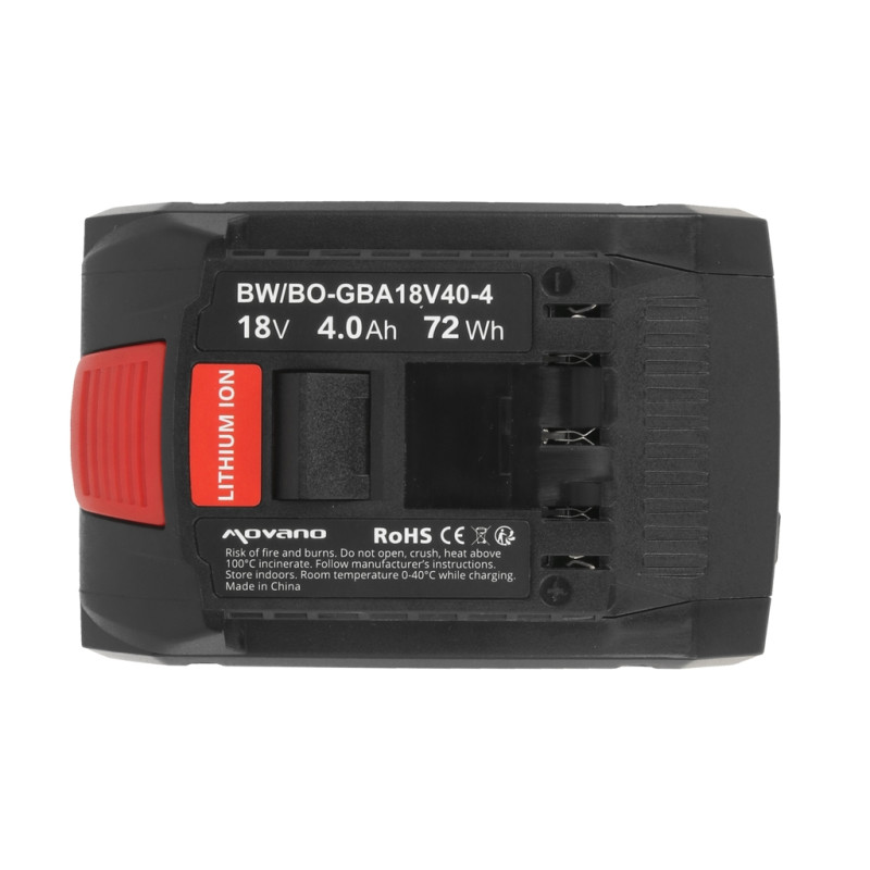 Bateria Movano do Bosch GBA BAT609, BAT618 (4000 mAh)