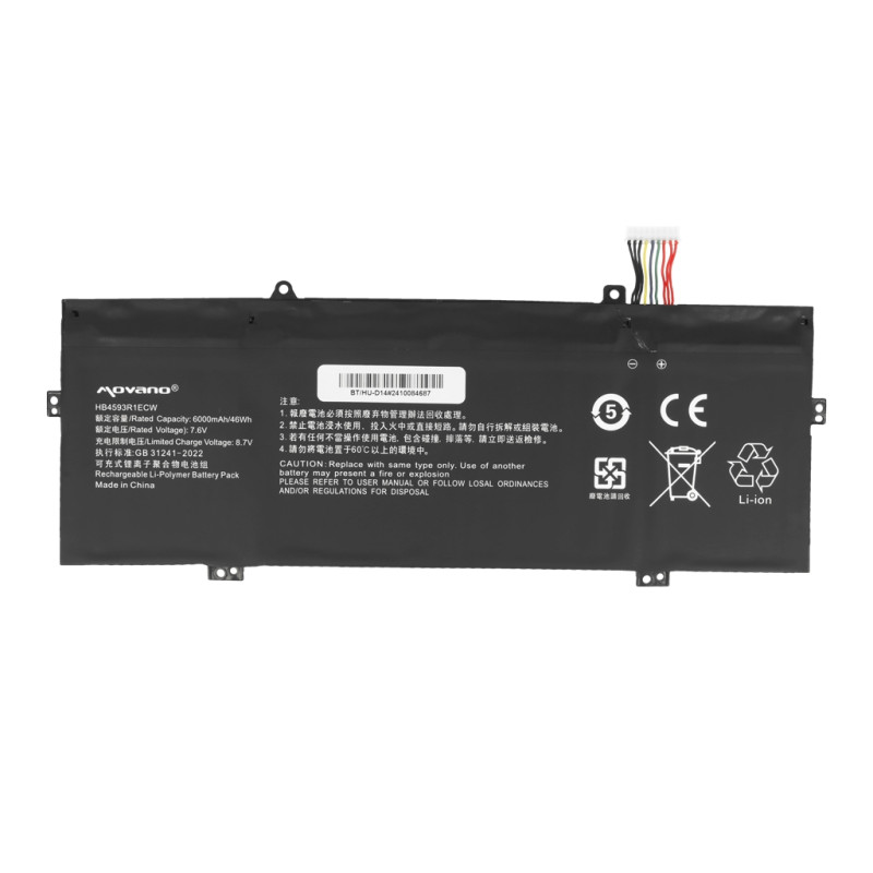 Bateria do Huawei Matebook 14, X Pro, MagicBook (9 PIN)