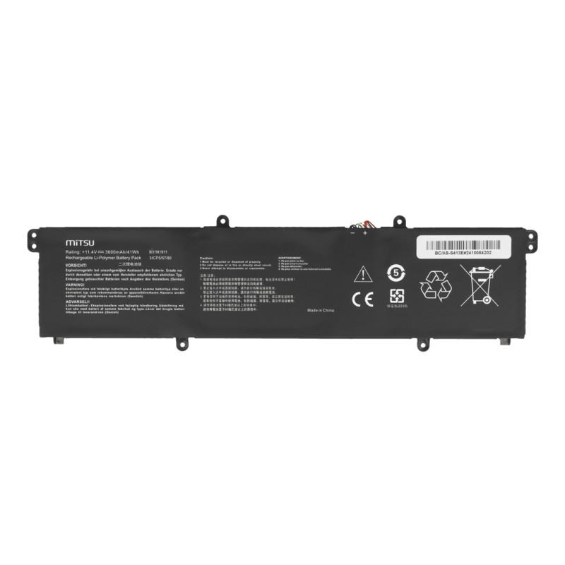 Bateria Mitsu do Asus VivoBook M1502I, M1702Q, Flip TM420U
