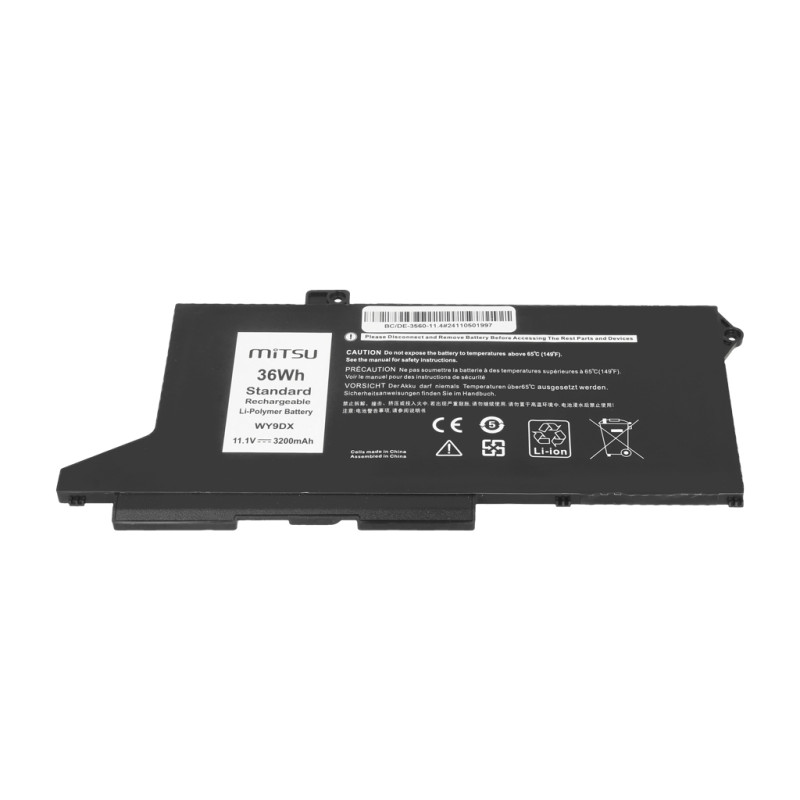 Bateria Mitsu do Dell Latitude 5420, 5520, Precision 3560 - 11.1V