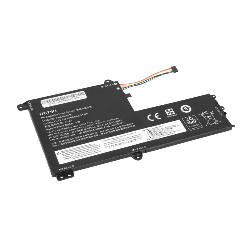Bateria Mitsu do Lenovo IdeaPad 330S-14IKB, 330S-15ARR, Yoga 520