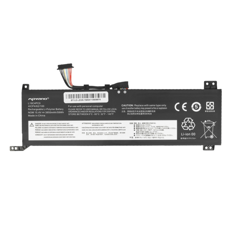 Bateria do Lenovo Legion 5, 5P, 7 15IMH05, 15ARH05