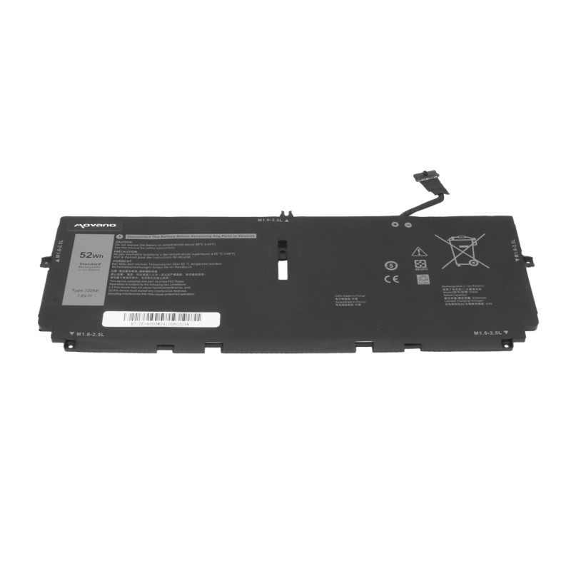 Bateria Movano do Dell XPS 13 9300, 9310, 9380