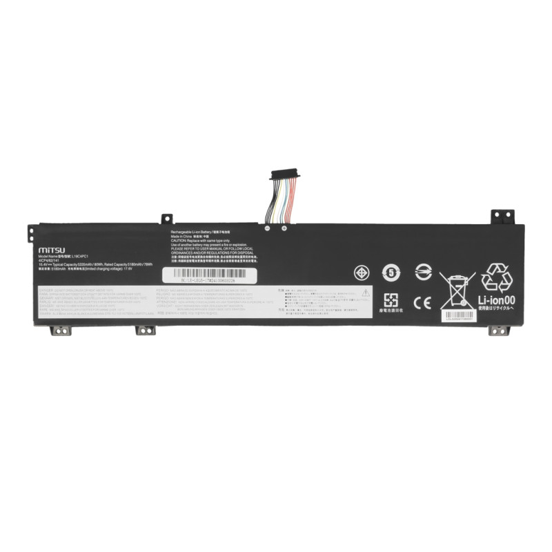 Bateria Mitsu do Lenovo Legion 5 17ARH05H, 7 15IMH05