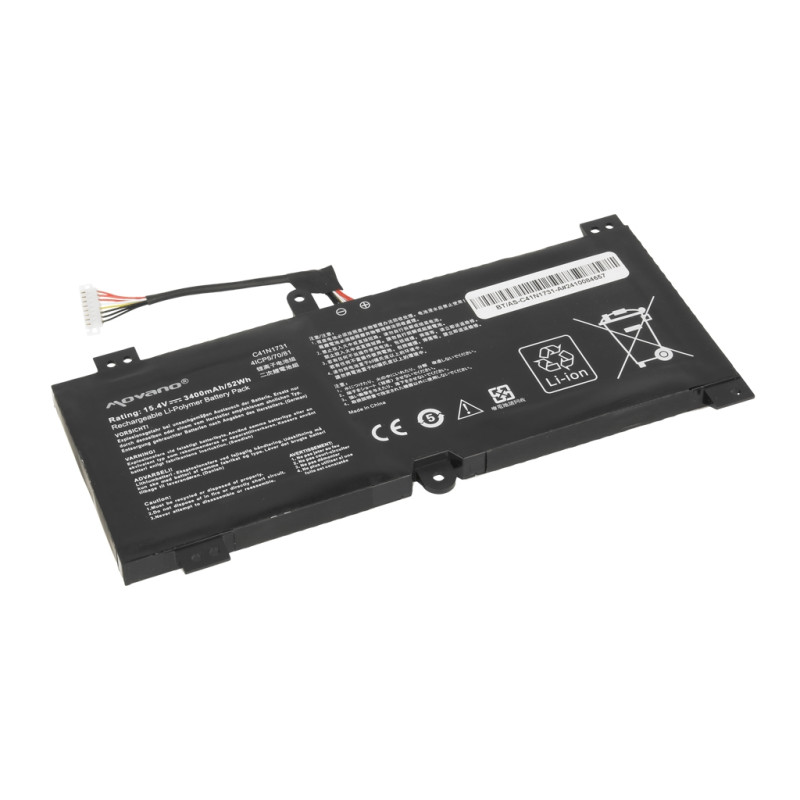 Bateria Movano do Asus ROG Strix GL504GM, GL504GS, GL504GV