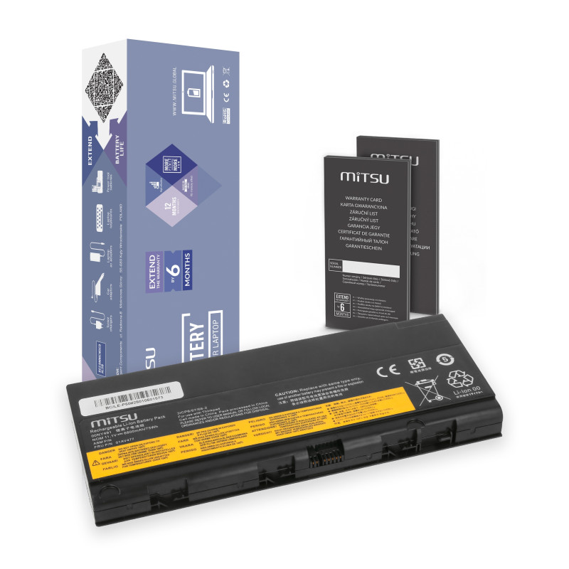 Bateria Mitsu do Lenovo ThinkPad P50, P51, P52