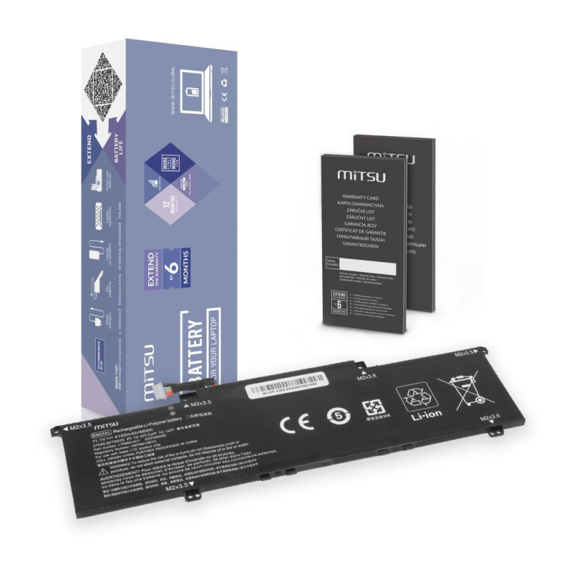Bateria Mitsu do HP Envy 13, x360 15