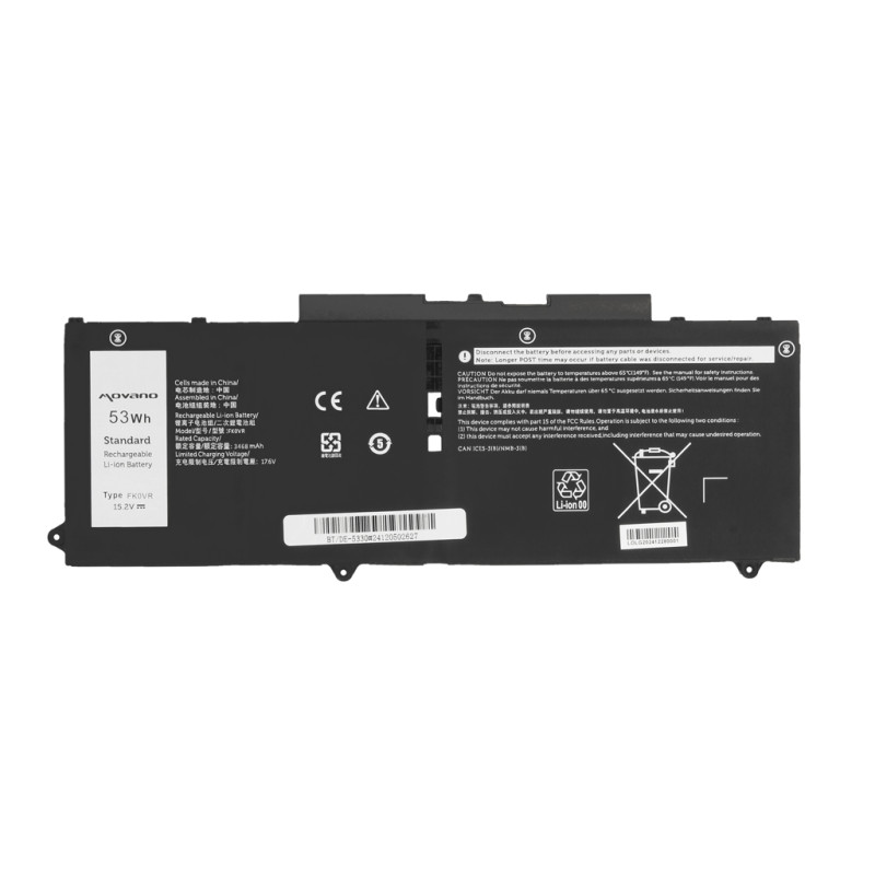 Bateria Movano do Dell Latitude 5330, 7330, Precision 15 3570