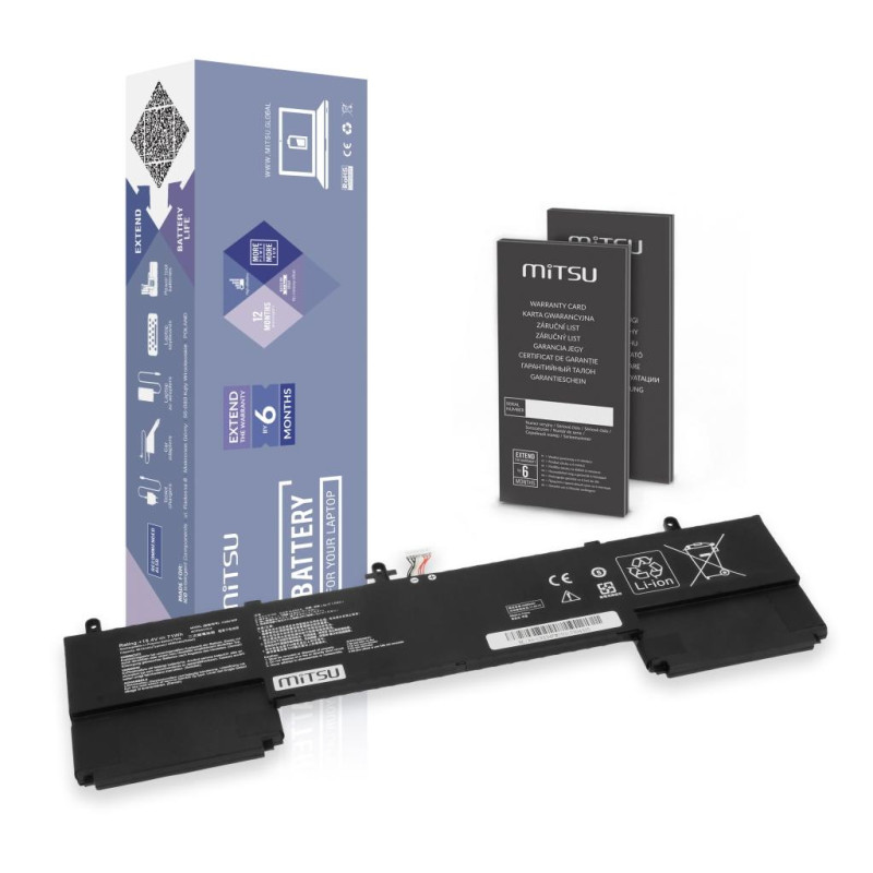 Bateria Mitsu do Asus Zenbook 15 UX534F, Flip UX563FD