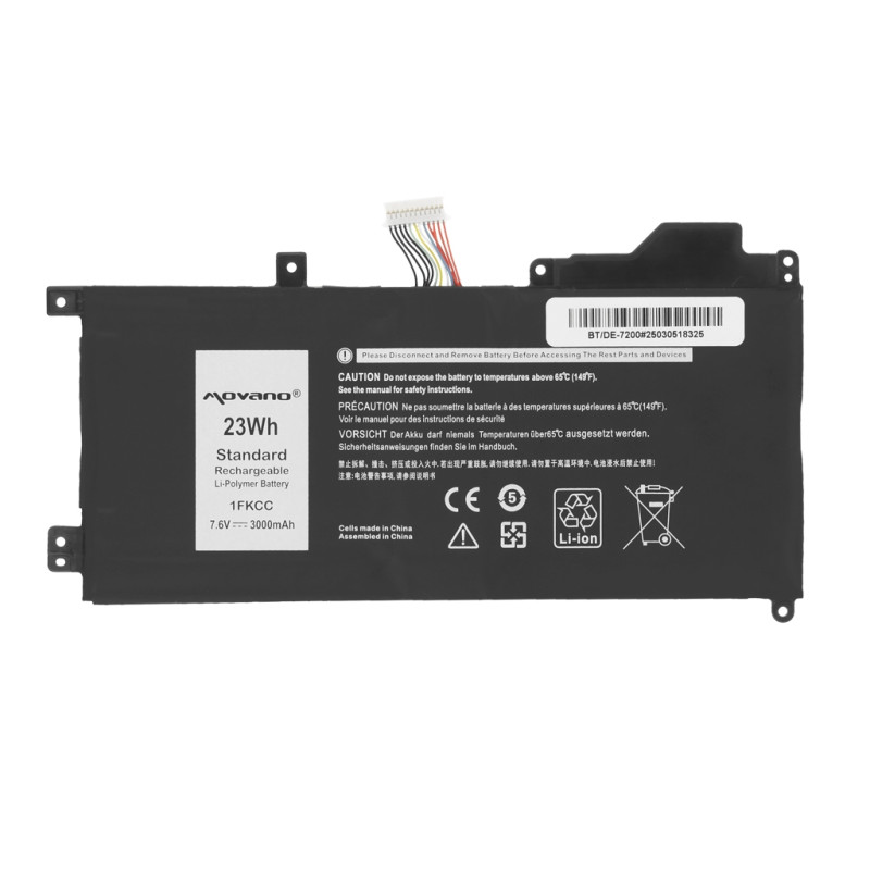 Bateria Movano do Dell Latitude 5295 2-in-1, 7200