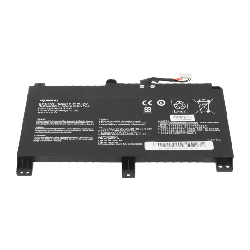 Bateria Movano do Asus TUF FX504, FX505, G531G