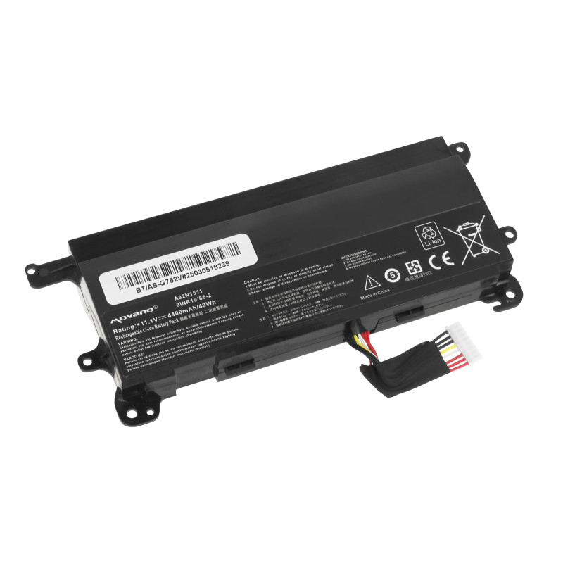 Bateria Movano do Asus ROG G752V, G752VL, G752VY