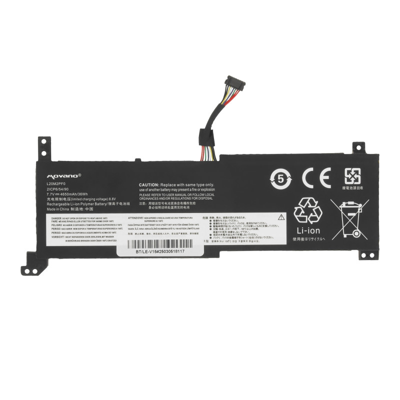 Bateria do Lenovo V14 V15 V17, IdeaPad 3
