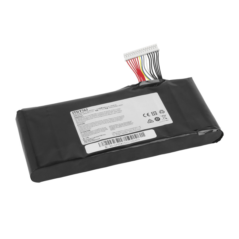 Bateria Mitsu do MSI Leopard GP65, GT72, GT76, WT72